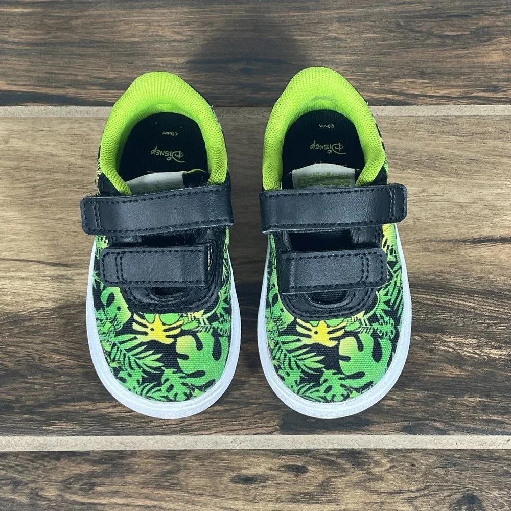 adidas x Disney Vulc Raid3r Toddler 5K Shoes Muppets Kermit The Frog Sneakers